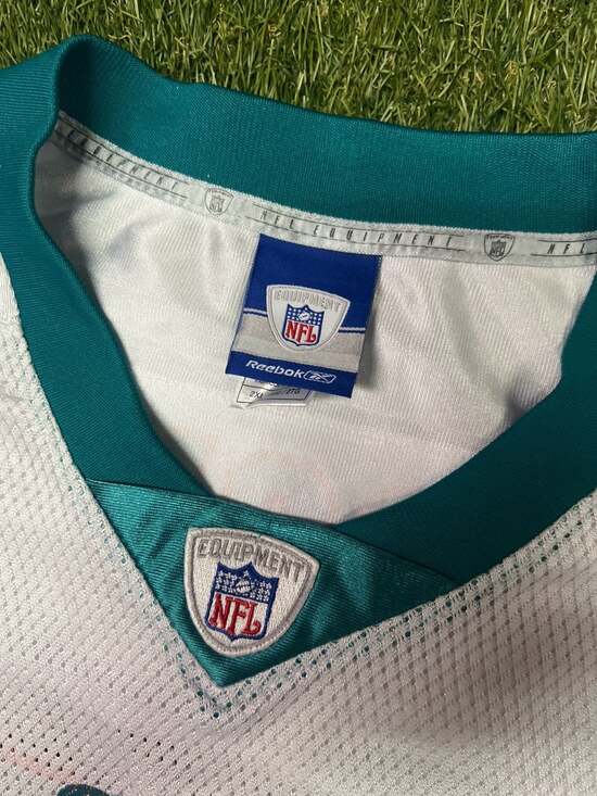 Vintage Miami Dolphins Ronnie Brown #23 Reebok NFL Jersey Size 2XL White - Picture 3 of 4